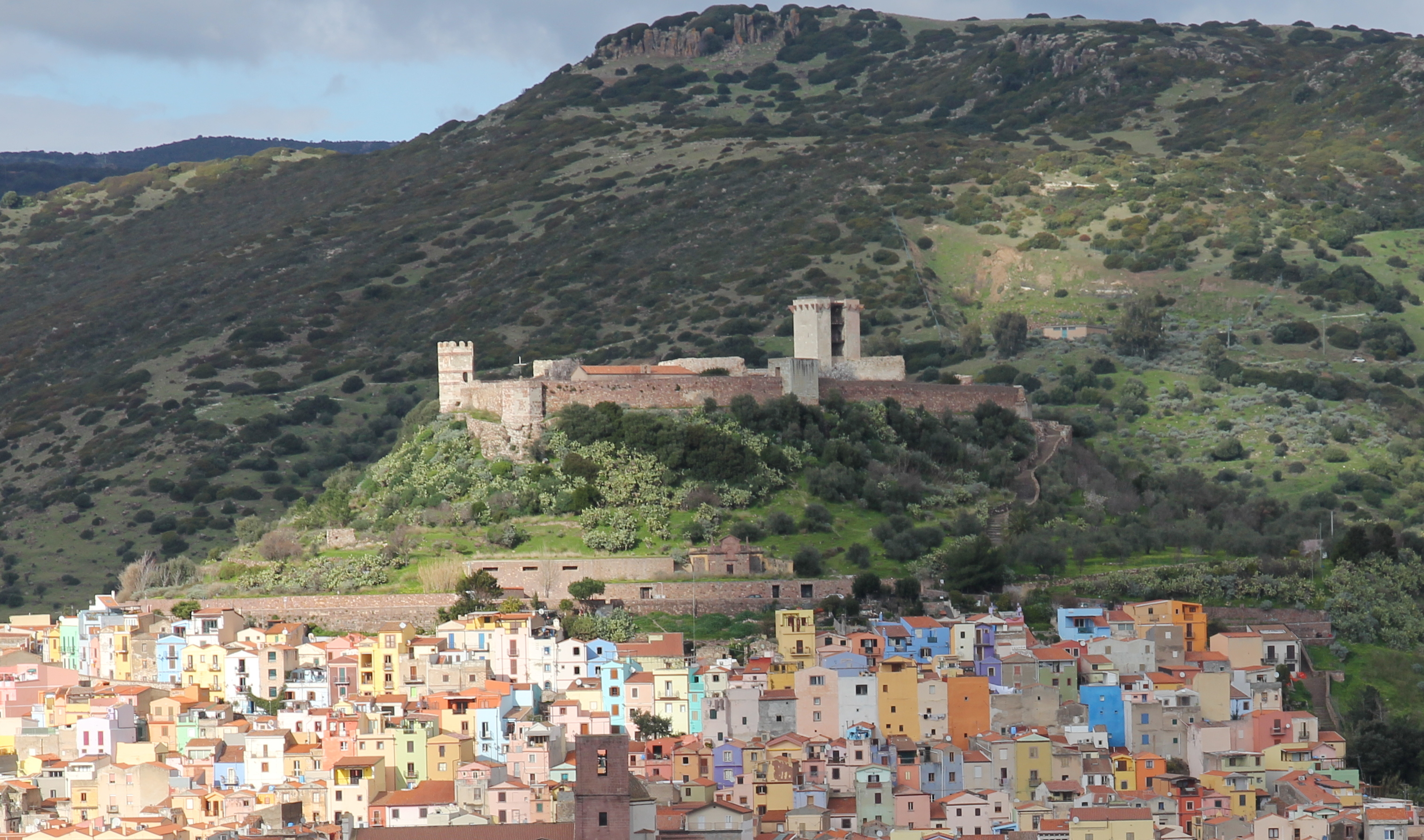 Bosa and the Serravalle Castle